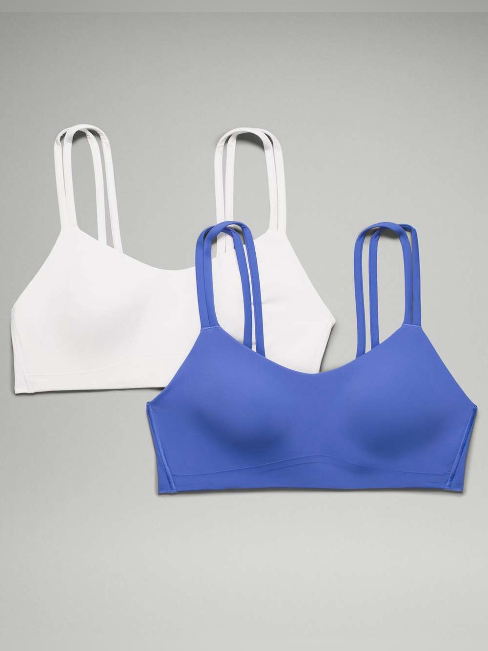NWT Lululemon Like a Cloud Bra 2 Pack, B/C Cup - White/Wild Indigo